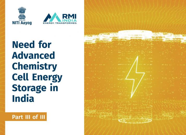 Need for Advanced chemistry cell Energy Storage in India