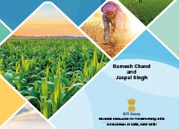 From Green Revolution to Amrit Kaal 