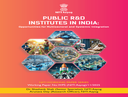 Public RD Institutes in India: Opportunities for Multisectoral and Systemic Integration 