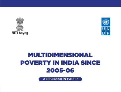 Multidimensional Poverty in India since 2005-06